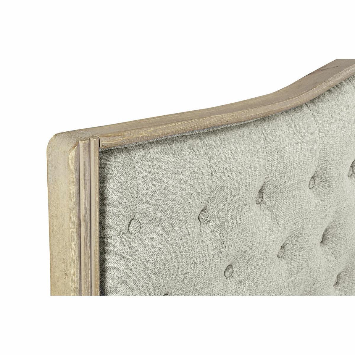 Cabecero de Cama DKD Home Decor Beige Natural Madera Madera de caucho 180 x 10 x 120 cm