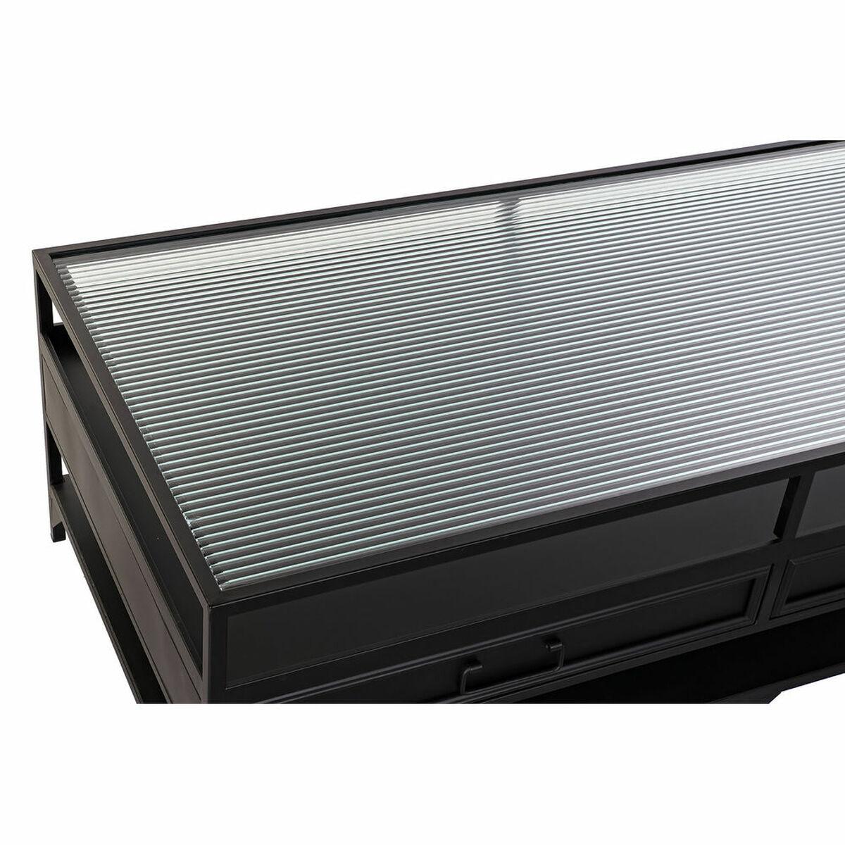 Mesa de Centro DKD Home Decor Metal Cristal (120 x 60 x 40 cm)