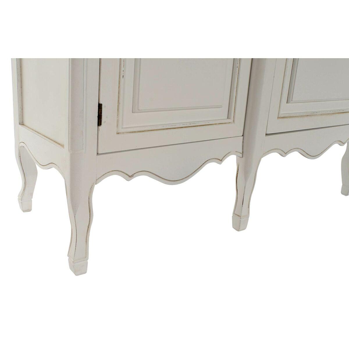 Aparador DKD Home Decor   140 x 45 x 90 cm Marrón Blanco Marrón oscuro Madera de Paulonia