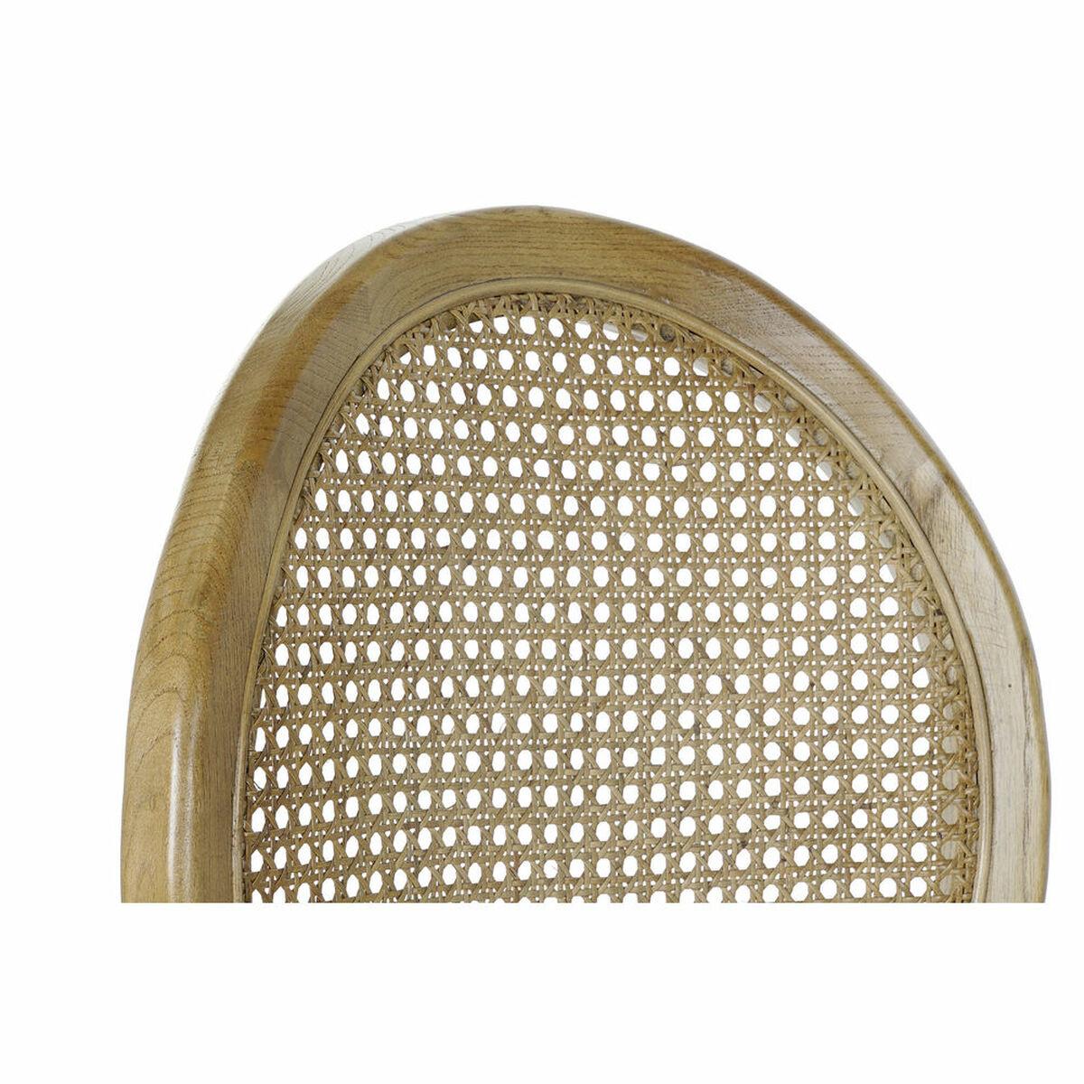 Silla de Comedor DKD Home Decor Ratán Madera de olmo 45 x 42 x 92 cm