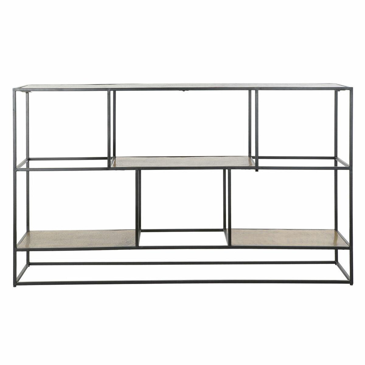Estantería DKD Home Decor Negro Dorado Aluminio 140 x 30 x 85 cm (1)