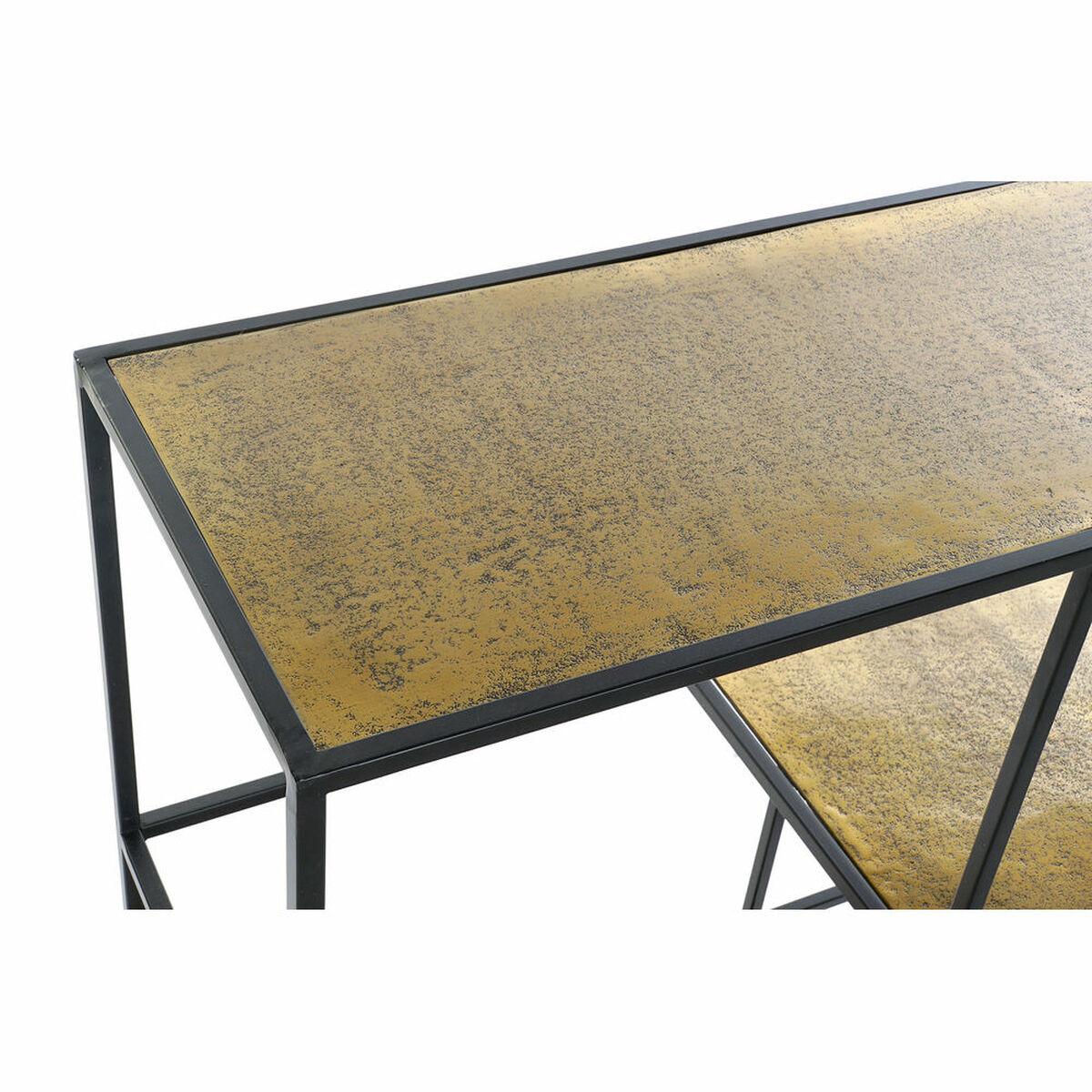 Estantería DKD Home Decor Negro Dorado Aluminio 140 x 30 x 85 cm (1)