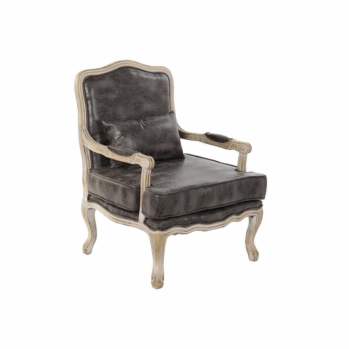 Sillón DKD Home Decor Marrón Natural 70 x 66 x 94 cm