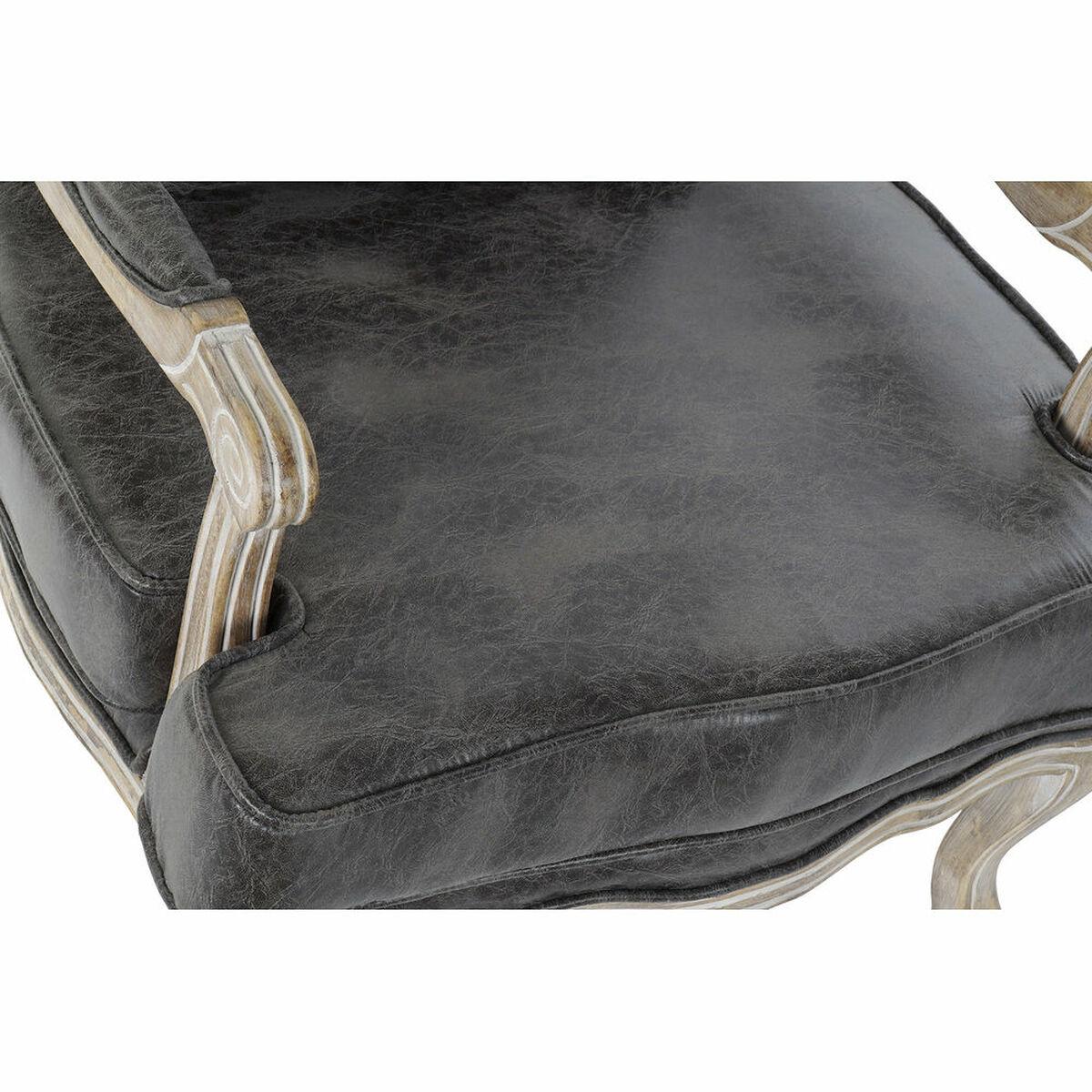 Sillón DKD Home Decor Marrón Natural 70 x 66 x 94 cm