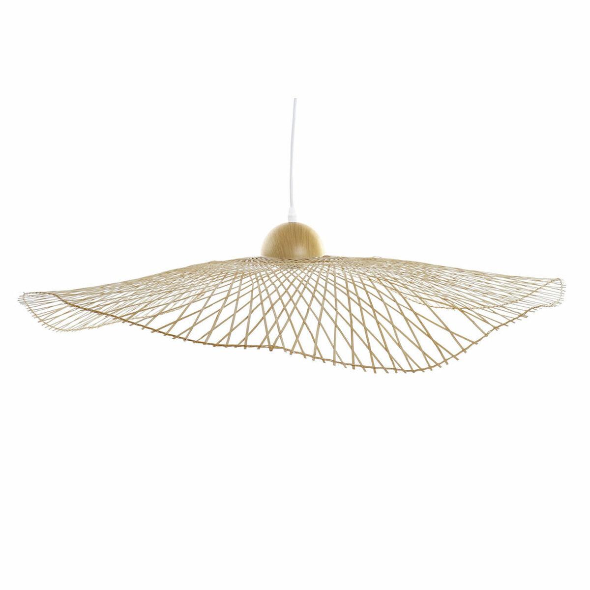 Lámpara de Techo DKD Home Decor Bambú Pamela (88 x 88 x 17 cm)
