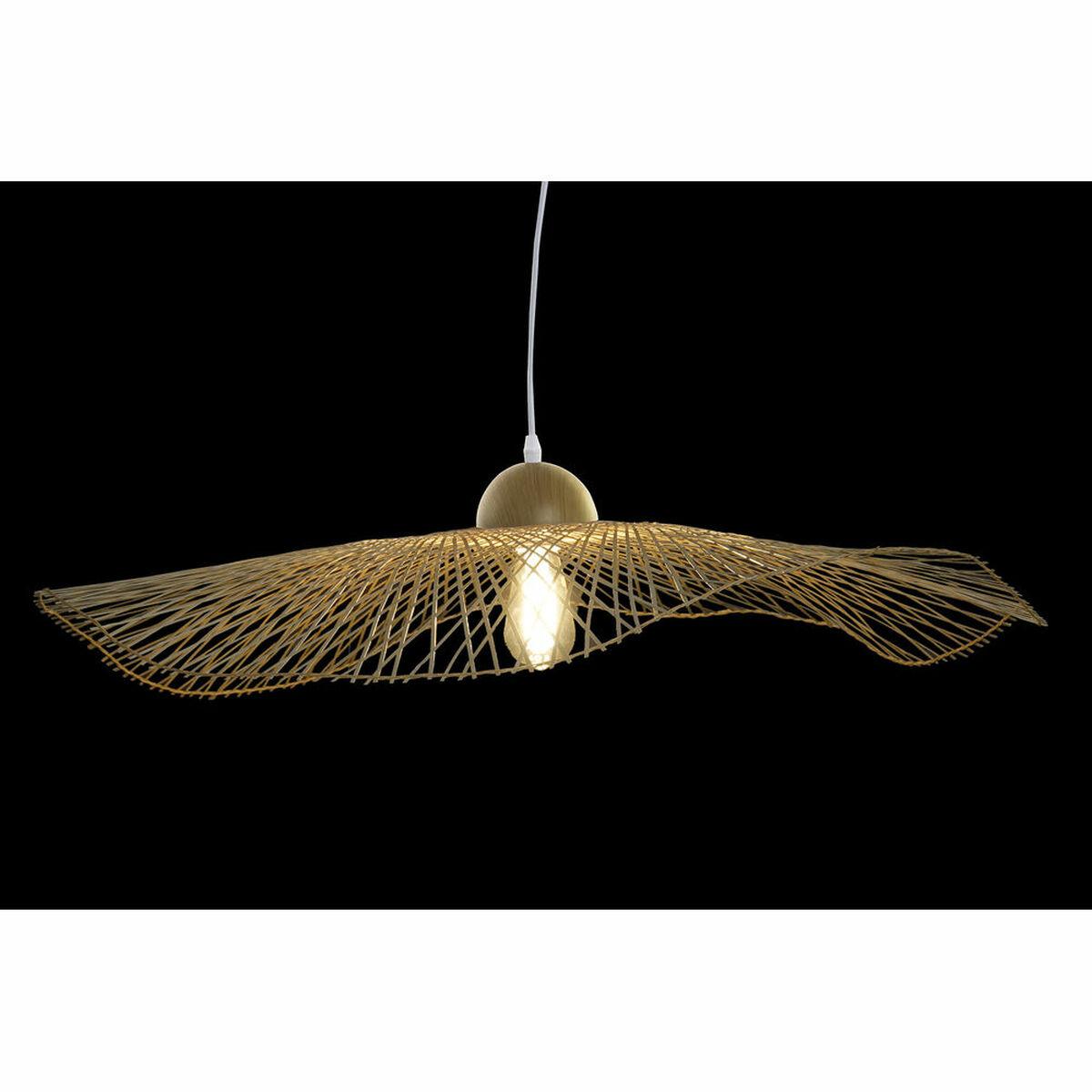 Lámpara de Techo DKD Home Decor Bambú Pamela (88 x 88 x 17 cm)