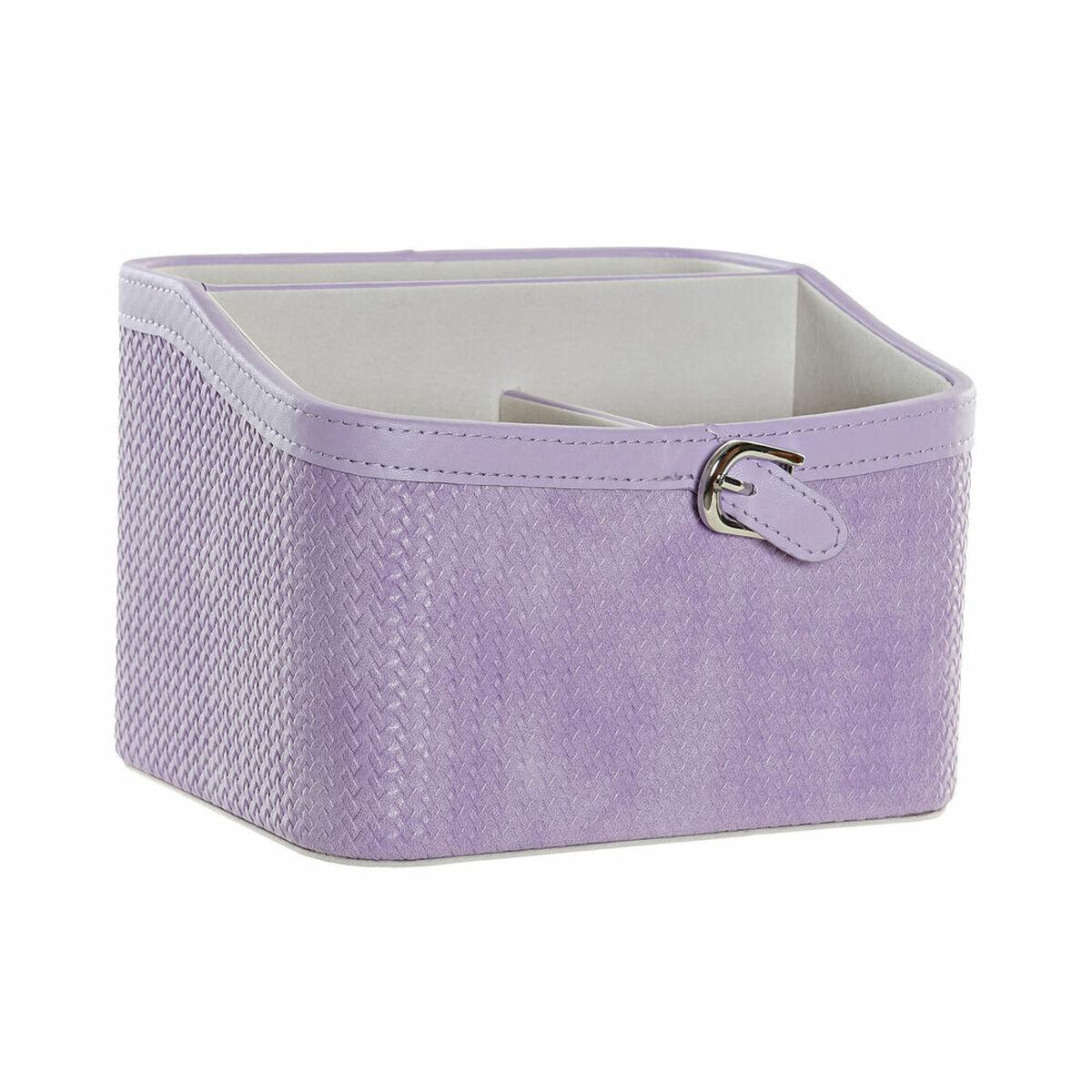 Portamandos DKD Home Decor Lila Romántico 19 x 16 x 14 cm Poliuretano Giratorio