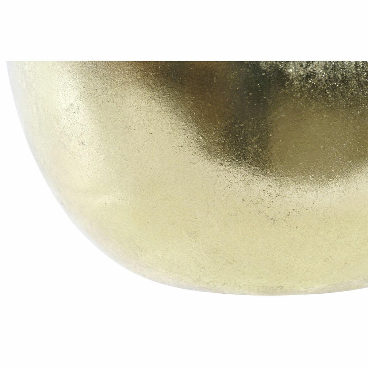 Figura Decorativa DKD Home Decor 19,4 x 19,4 x 19,8 cm Dorado Manzana
