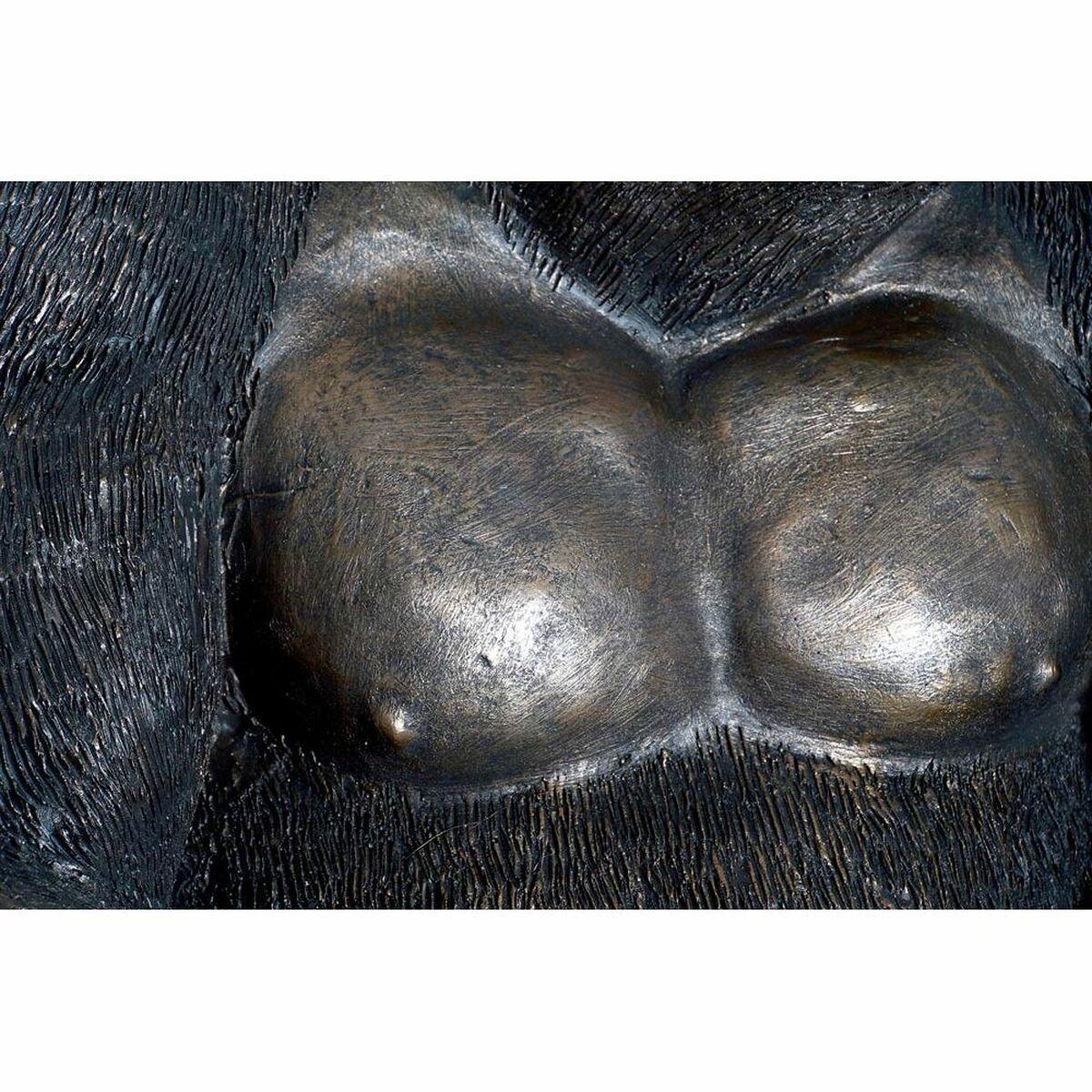 Figura Decorativa DKD Home Decor RF-170823 Negro Dorado Colonial Gorila 43 x 40 x 60 cm