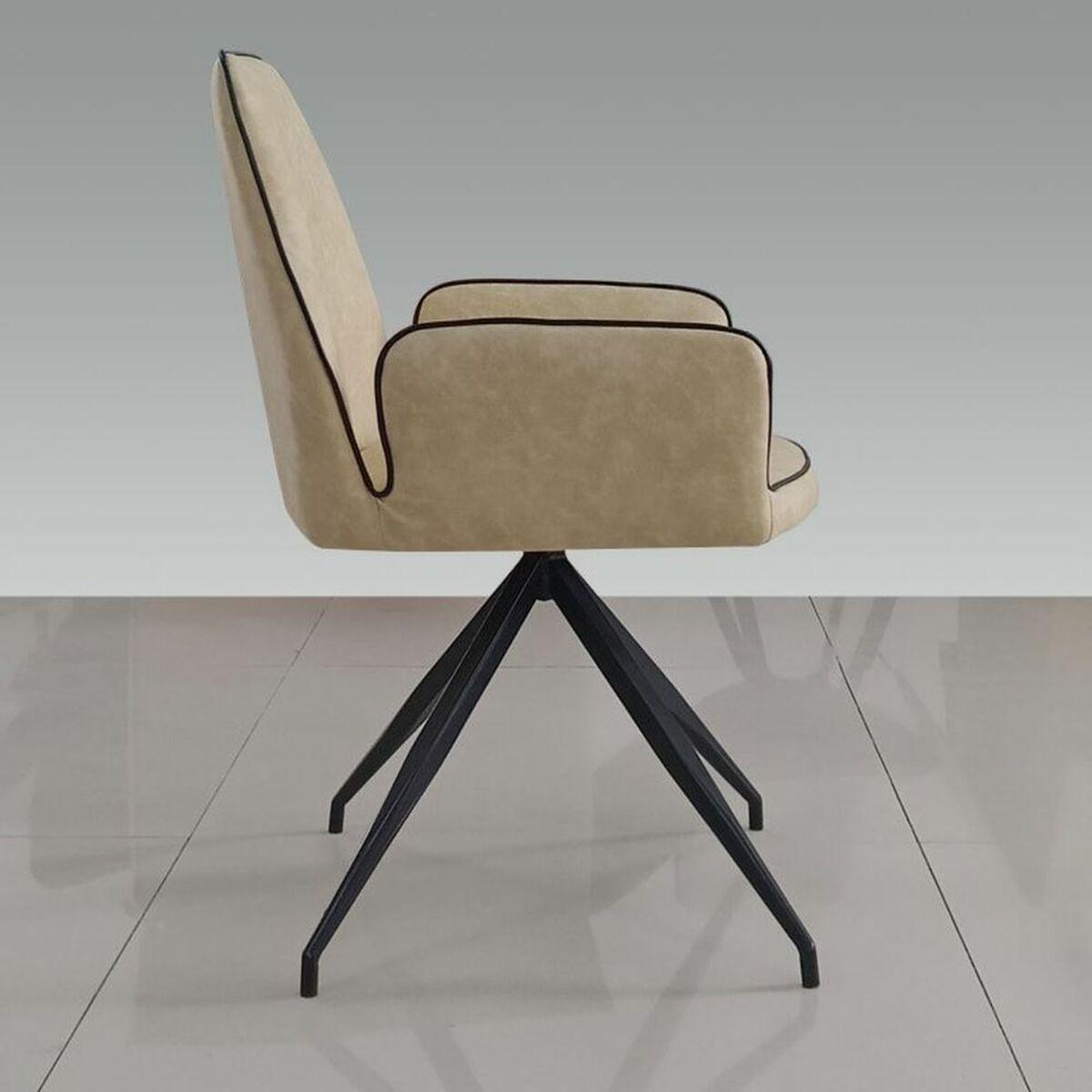 Silla DKD Home Decor Poliuretano Metal 56 x 50 x 86 cm