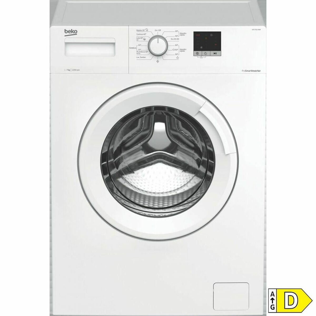 Lavadora BEKO WTE 7611 BWR 7 kg 1200 rpm 60 cm