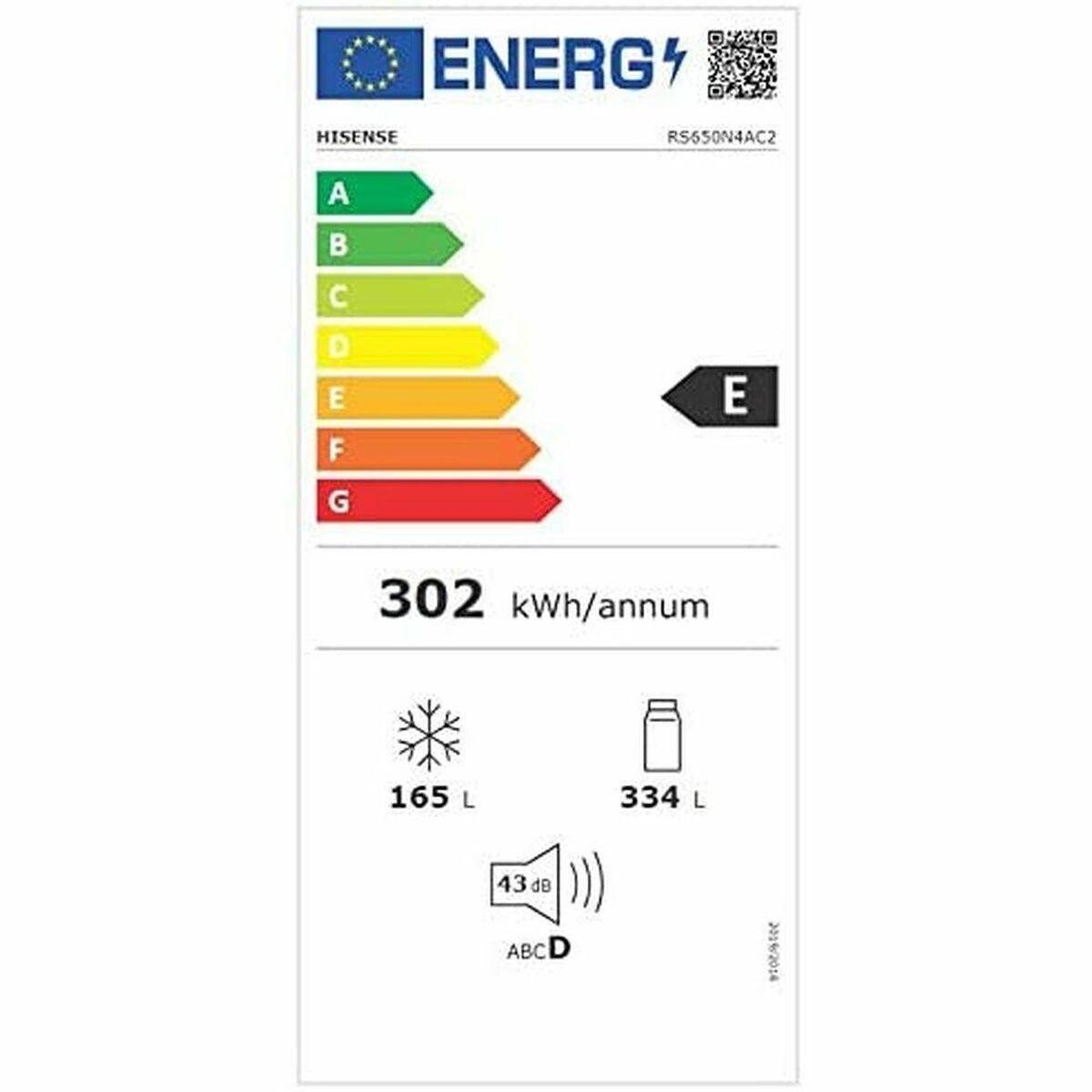 Frigorífico americano Hisense RS650N4AC2  Acero