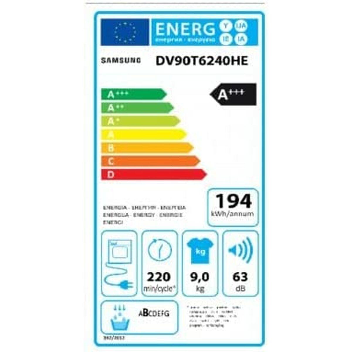 Secadora de condensación Samsung DV90T6240HE/S3 9 kg Blanco