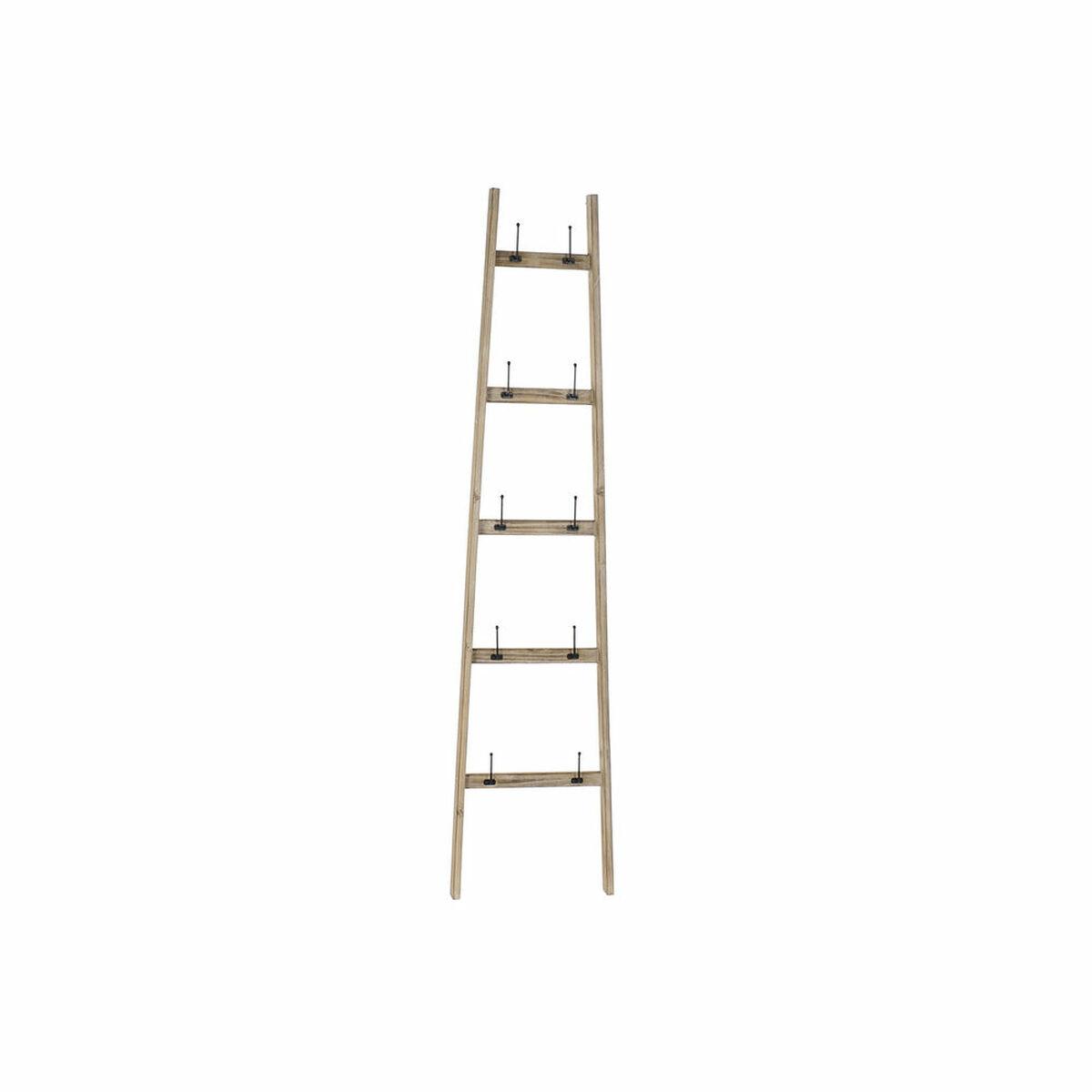 Toallero DKD Home Decor Multicolor Natural Metal Abeto Plástico 44 x 4 x 186 cm