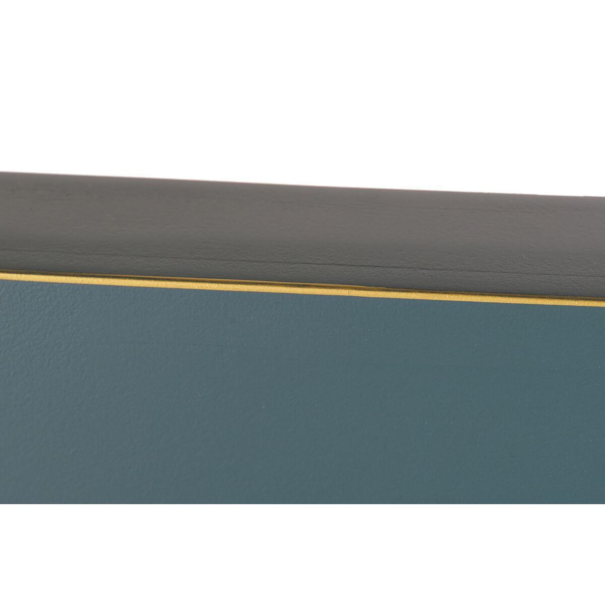 Cabecero de Cama DKD Home Decor Multicolor Azul oscuro Madera Abeto Madera MDF 160 x 4 x 120 cm