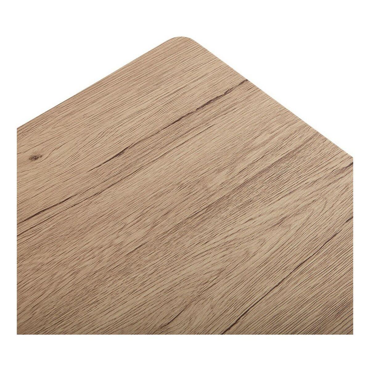 Mesa de Comedor Versa         Blanco Marrón Madera MDF 80 x 76 x 120 cm
