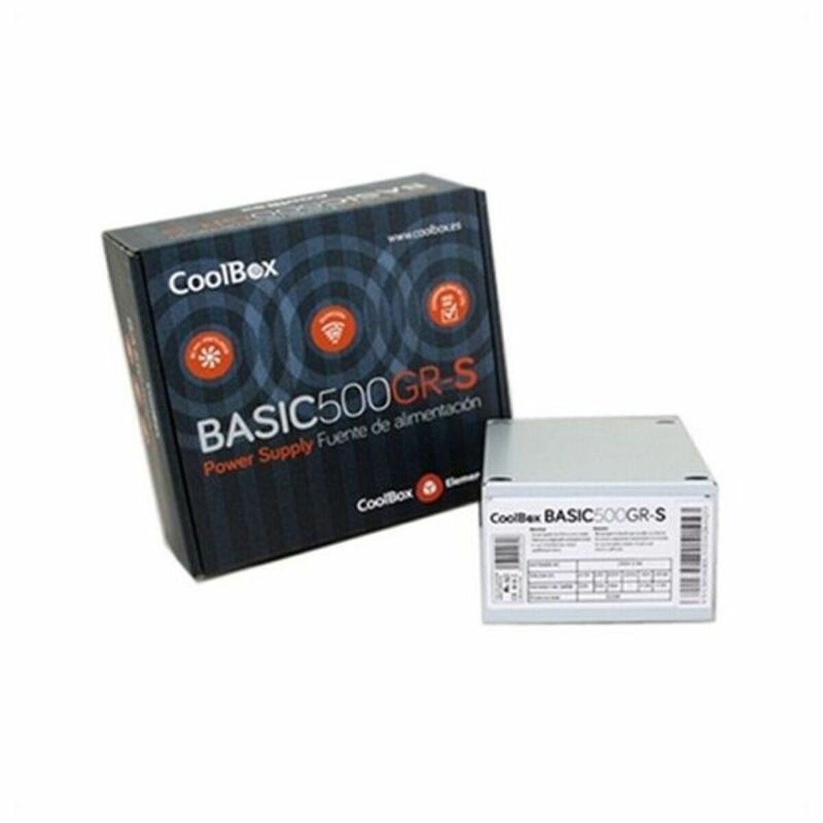 Fuente de Alimentación CoolBox FALCOO500SGR Blanco 500 W