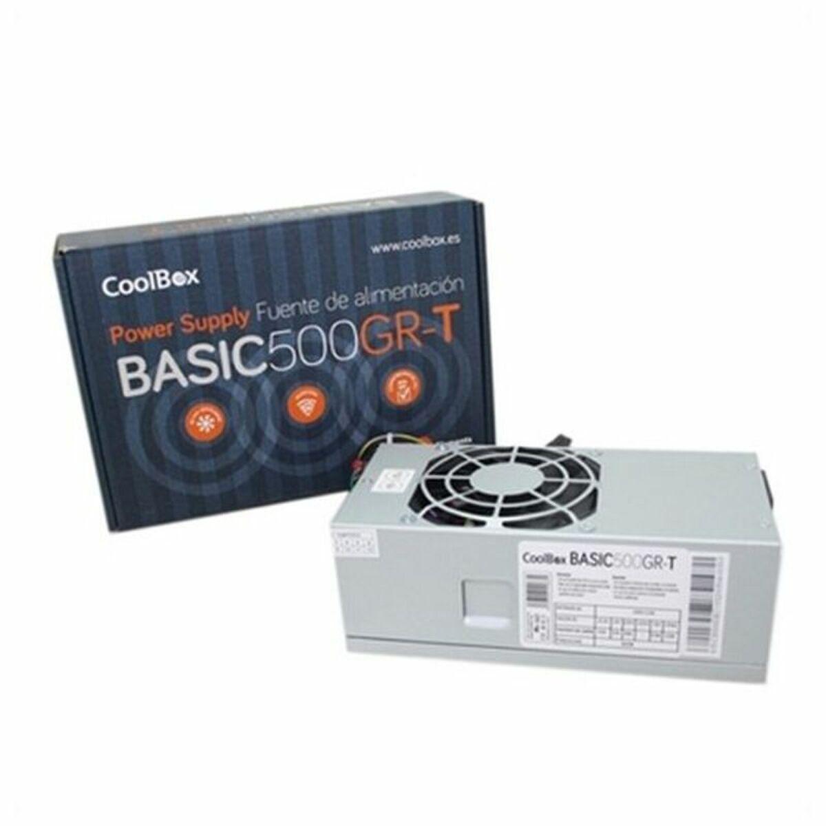 Fuente de Alimentación CoolBox FALCOO500TGR Plata 500 W