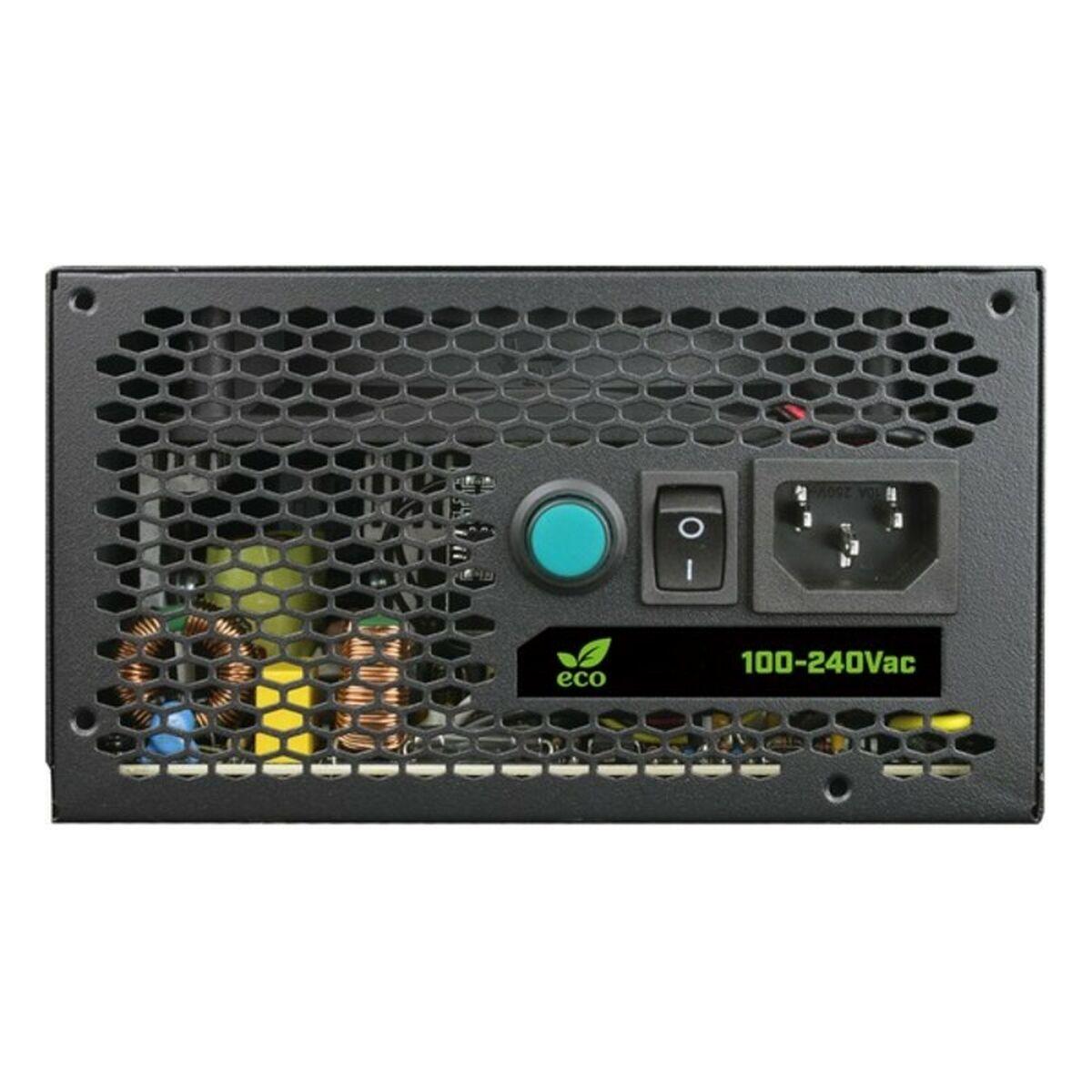 Fuente de Alimentación CoolBox DG-PWS600-MRBZ ATX 600W RGB Negro Ø 12 cm x 1