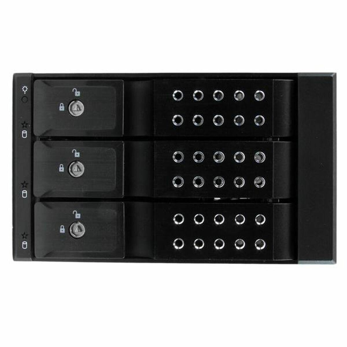 Rack Startech HSB3SATSASBA Negro 3,5