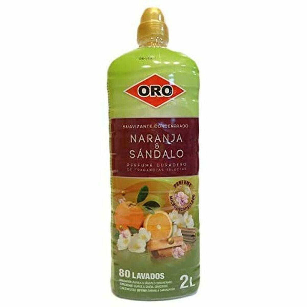 Suavizante Concentrado Oro 2 L Naranja Sándalo (Pack 6 uds)