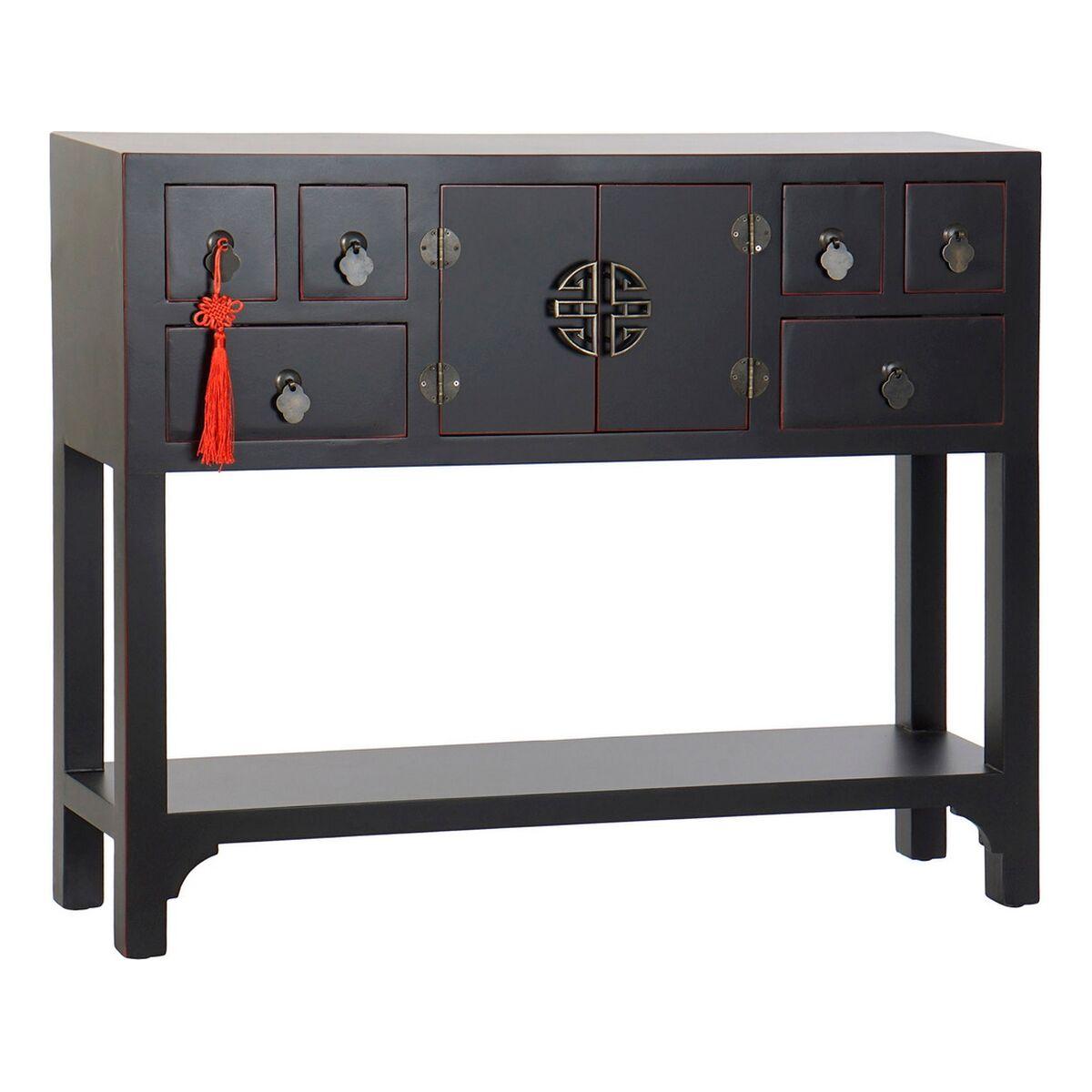 Recibidor DKD Home Decor Negro 95 x 24 x 79 cm