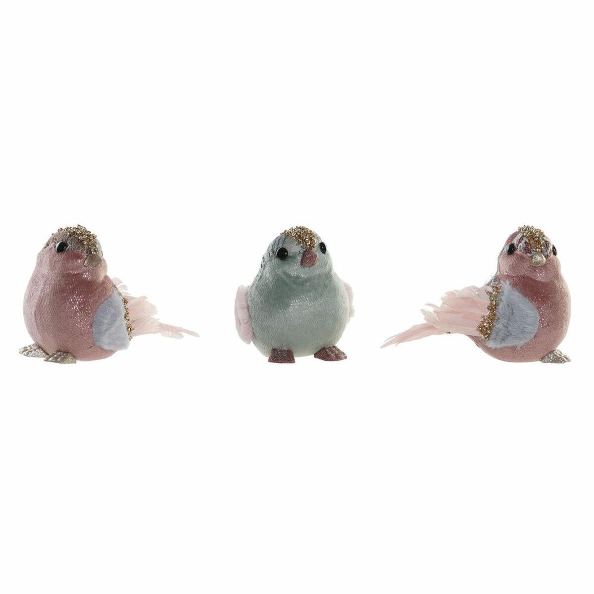 Adorno Navideño DKD Home Decor Poliéster Foam (3 pcs) (15 x 10 x 11 cm)