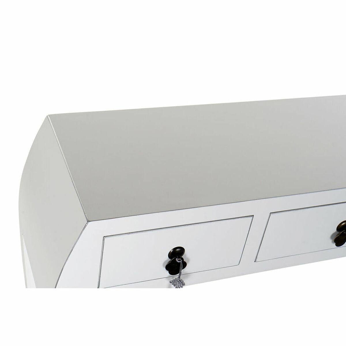 Recibidor DKD Home Decor Blanco Plateado 96 x 26 x 80 cm