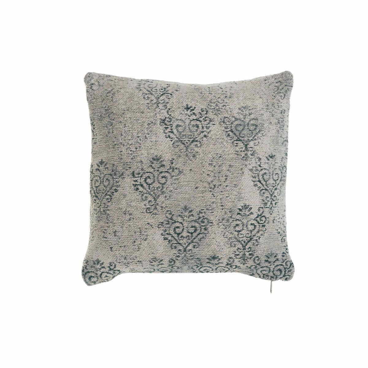 Cojín DKD Home Decor Plástico Azul Blanco Cuadrada Árabe 45 x 12 x 45 cm