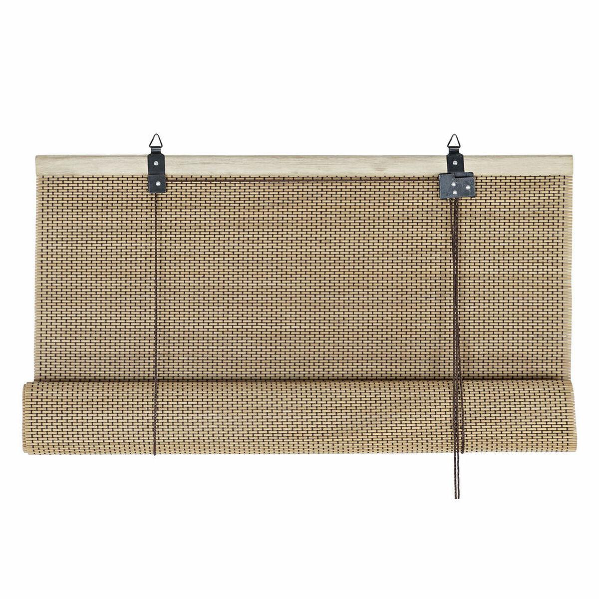 Estor Enrollable DKD Home Decor Bambú Marrón claro (60 x 3 x 172 cm)