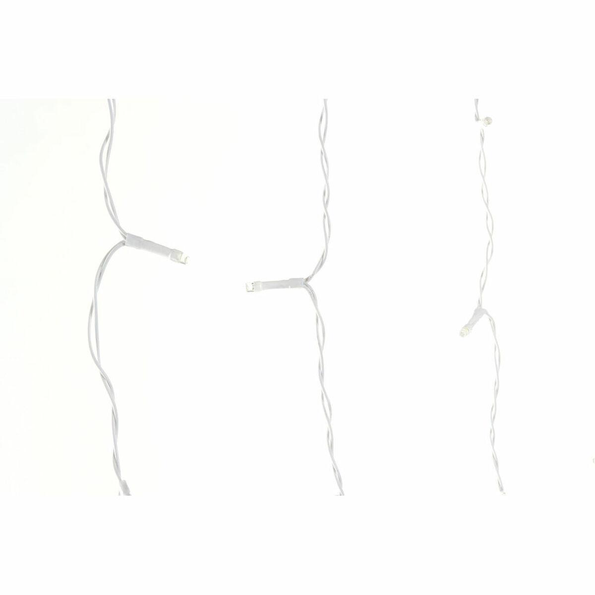 Cortina de Luces LED DKD Home Decor Navidad Azul PVC (100 x 1 x 100 cm)
