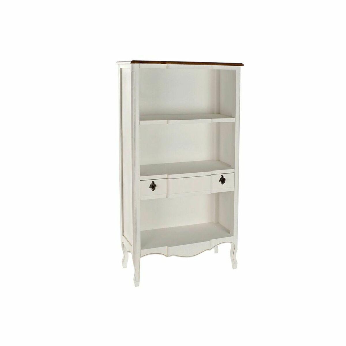Estantería DKD Home Decor Blanco Marrón Multicolor Madera 75 x 35 x 143 cm