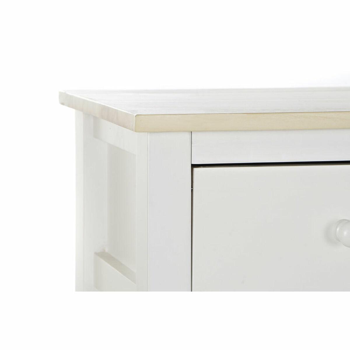 Consola DKD Home Decor Blanco Natural Álamo 100 x 32 x 85 cm