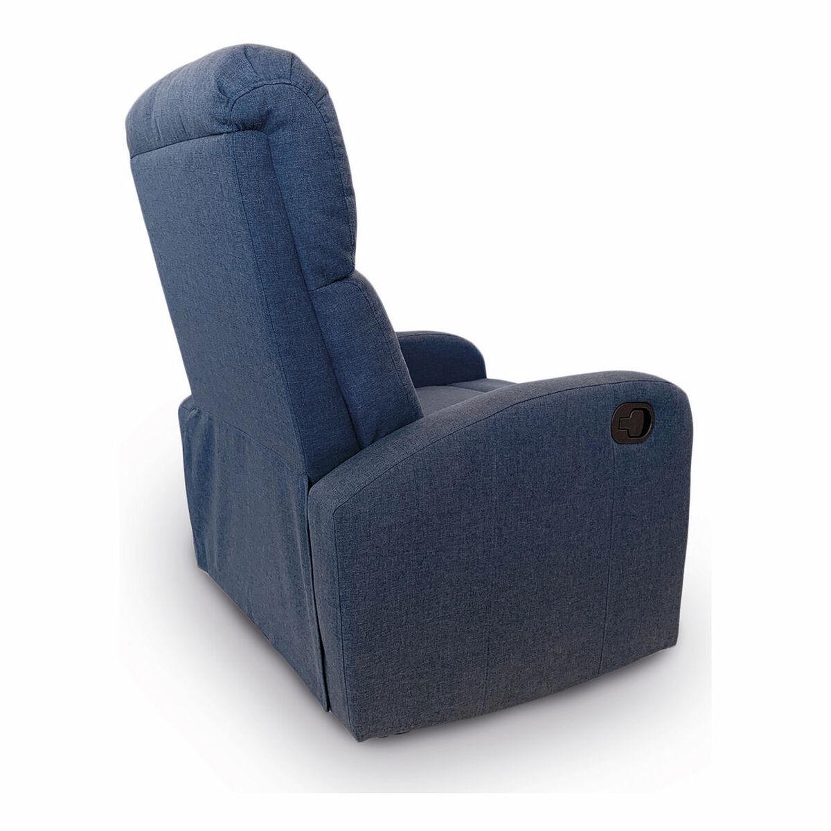 Sillón Reclinable Astan Hogar Relax Manual Azul