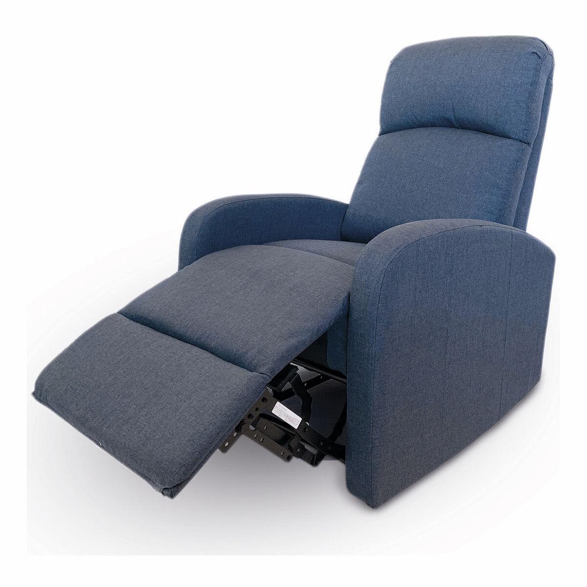 Sillón Reclinable Astan Hogar Relax Manual Azul