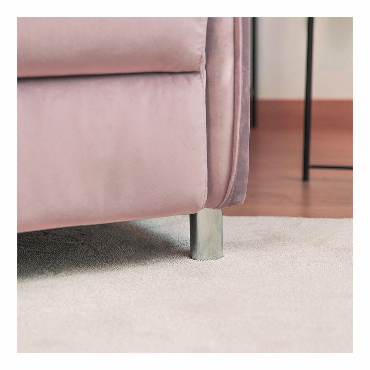 Sillón Reclinable Astan Hogar Relax Manual Rosa Terciopelo