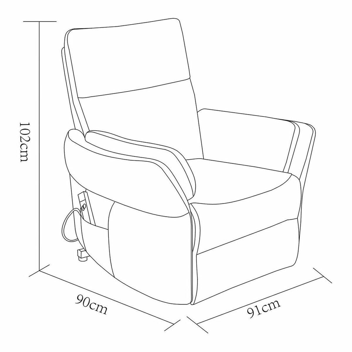 Sillón Reclinable Astan Hogar Relax Azul