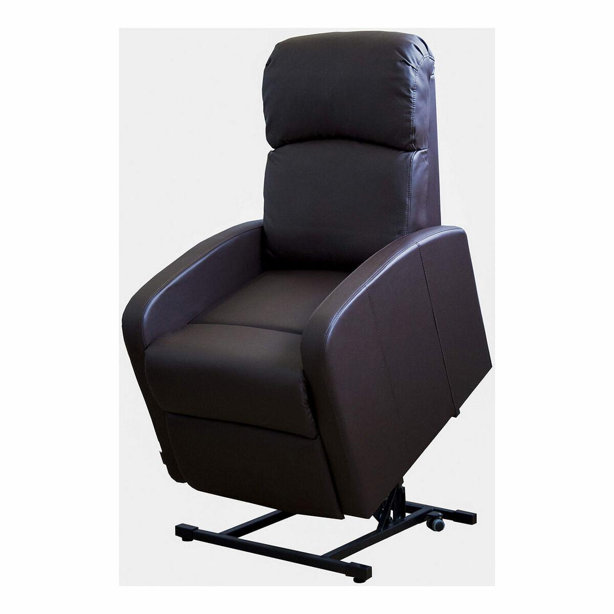 Sillón Reclinable Astan Hogar Relax Chocolate Piel Sintética