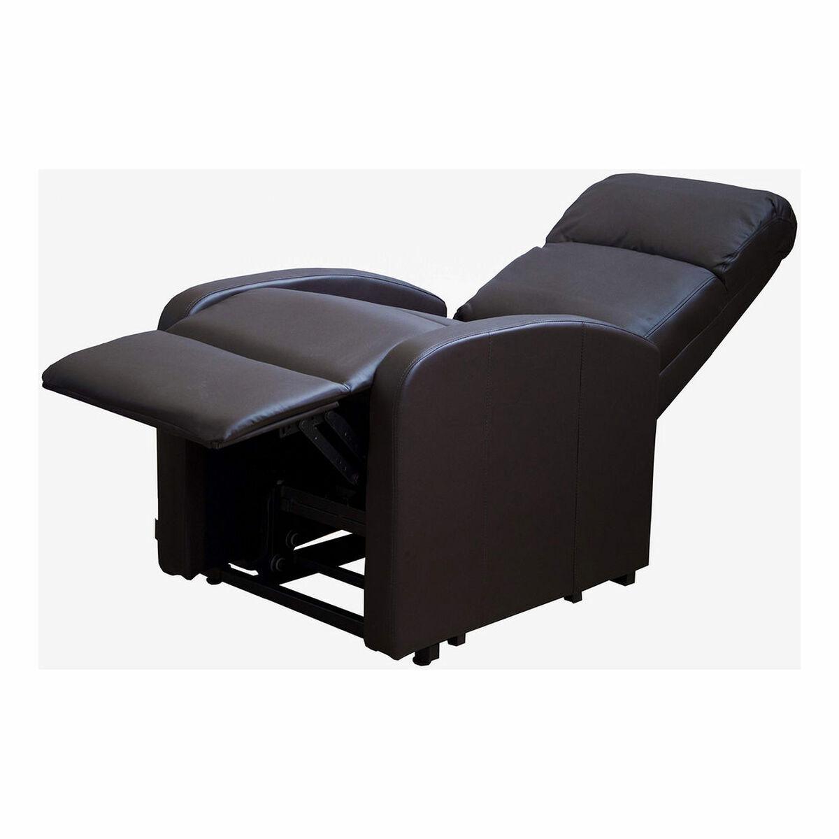 Sillón Reclinable Astan Hogar Relax Chocolate Piel Sintética