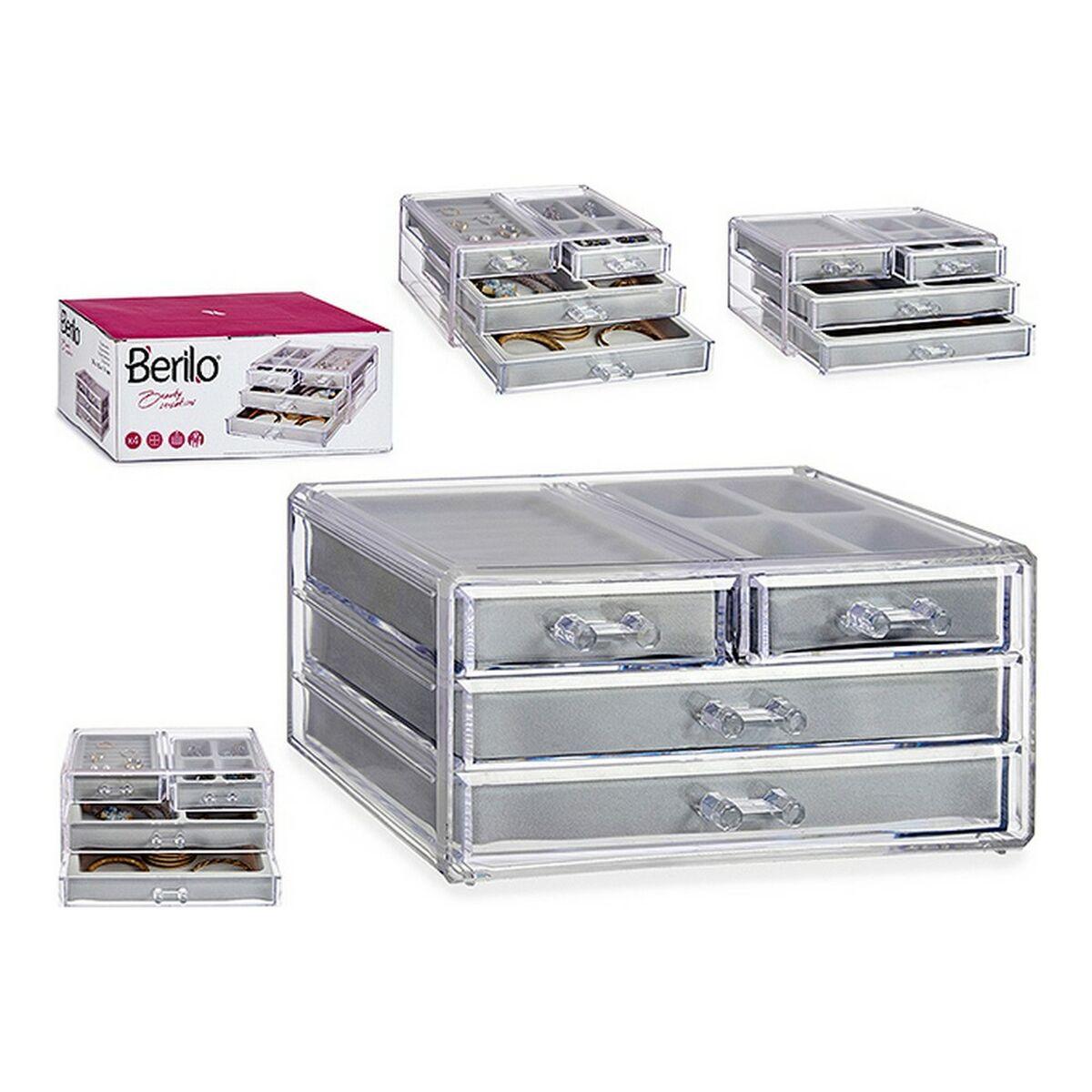 Caja-Joyero Berilo HFX-117 Transparente Metacrilato