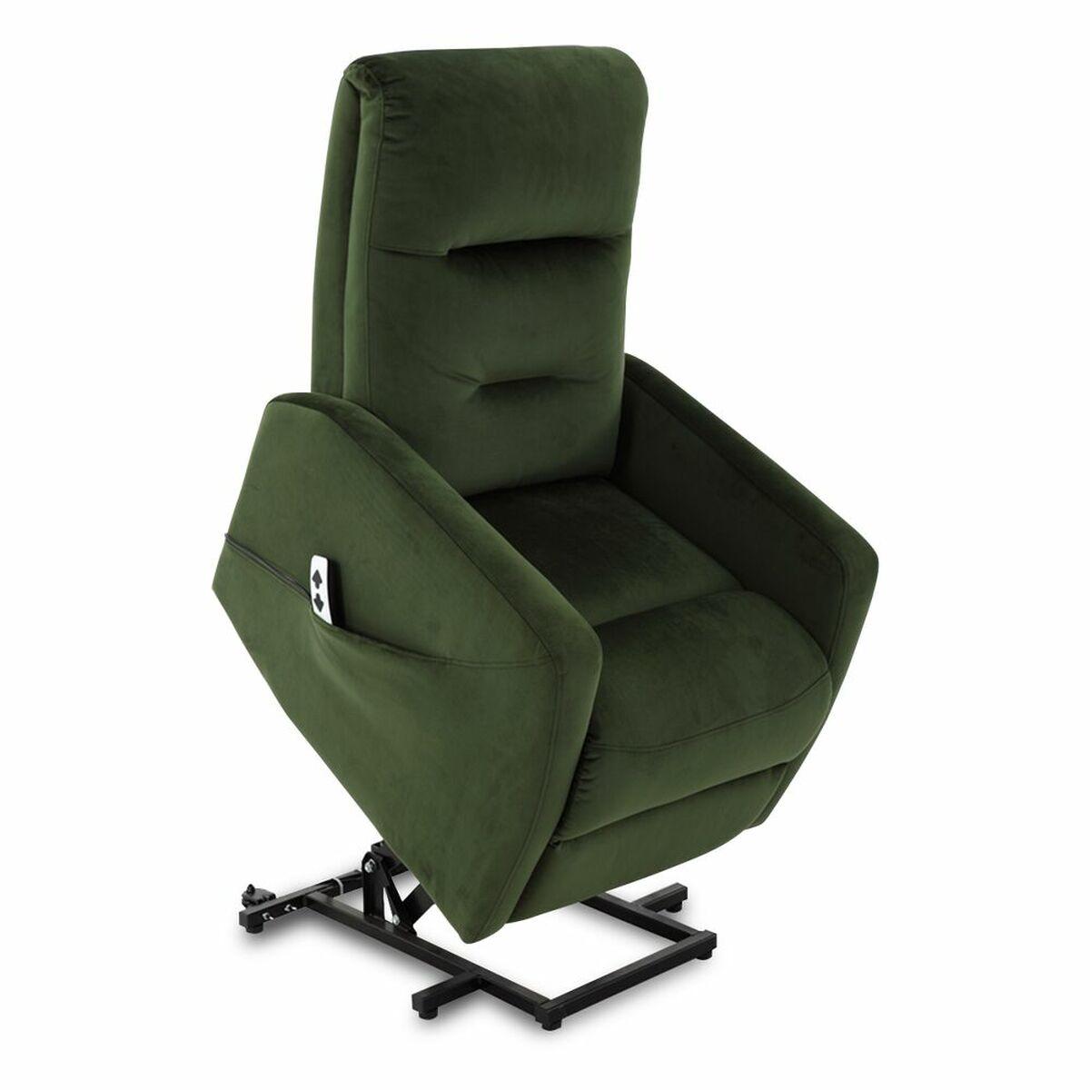 Sillón Reclinable Astan Hogar Relax Verde Terciopelo