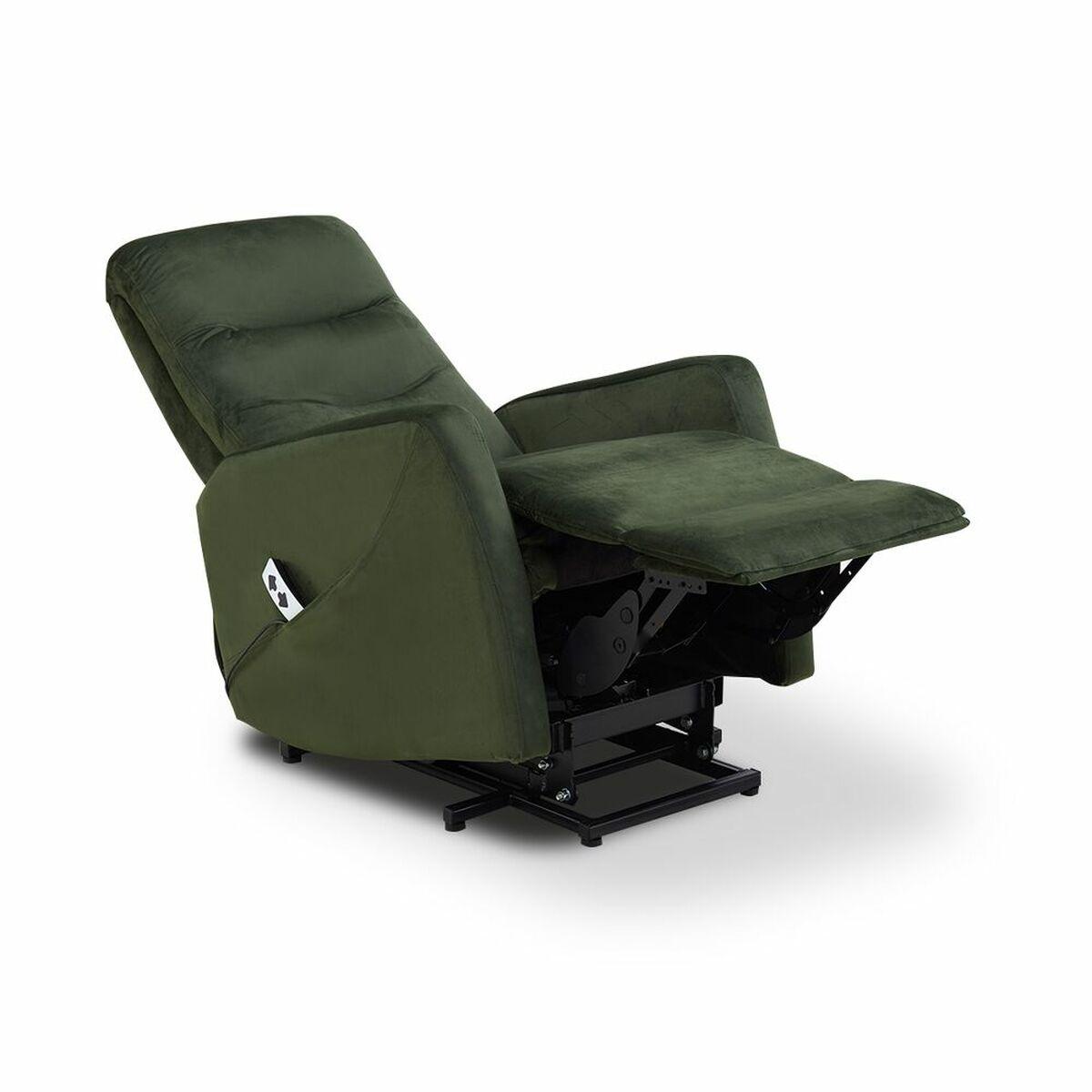 Sillón Reclinable Astan Hogar Relax Verde Terciopelo