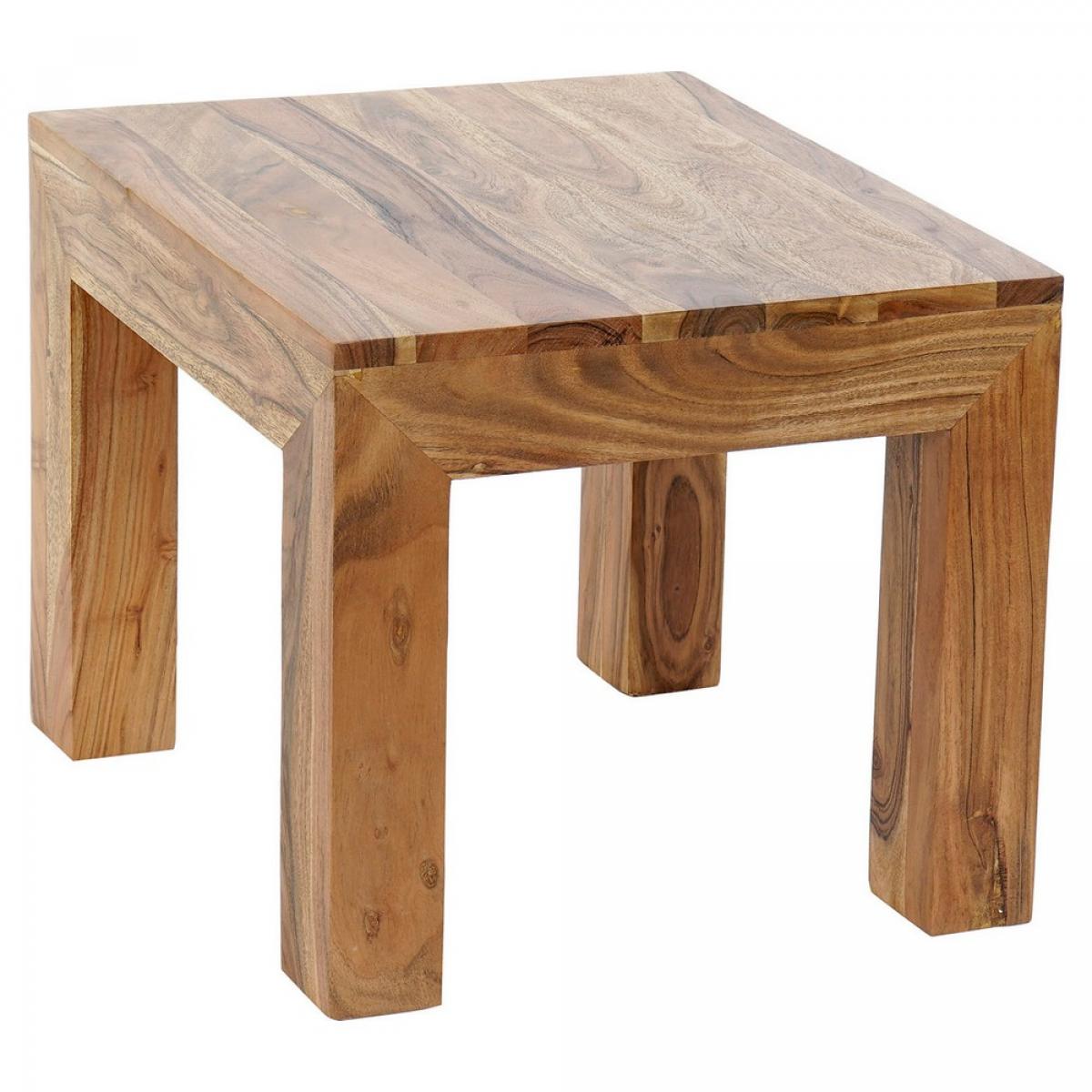 Mesa auxiliar DKD Home Decor Acacia 45 x 45 x 40 cm