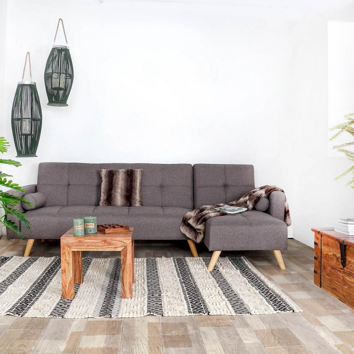 Mesa auxiliar DKD Home Decor Acacia 45 x 45 x 40 cm
