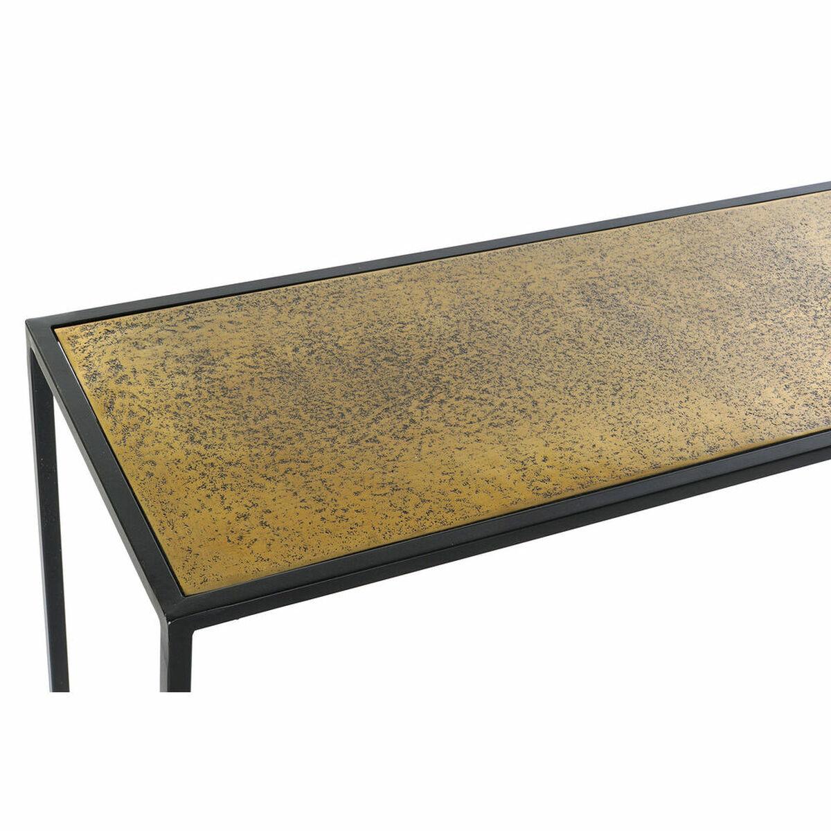 Recibidor DKD Home Decor Negro Dorado 110 x 25 x 84 cm