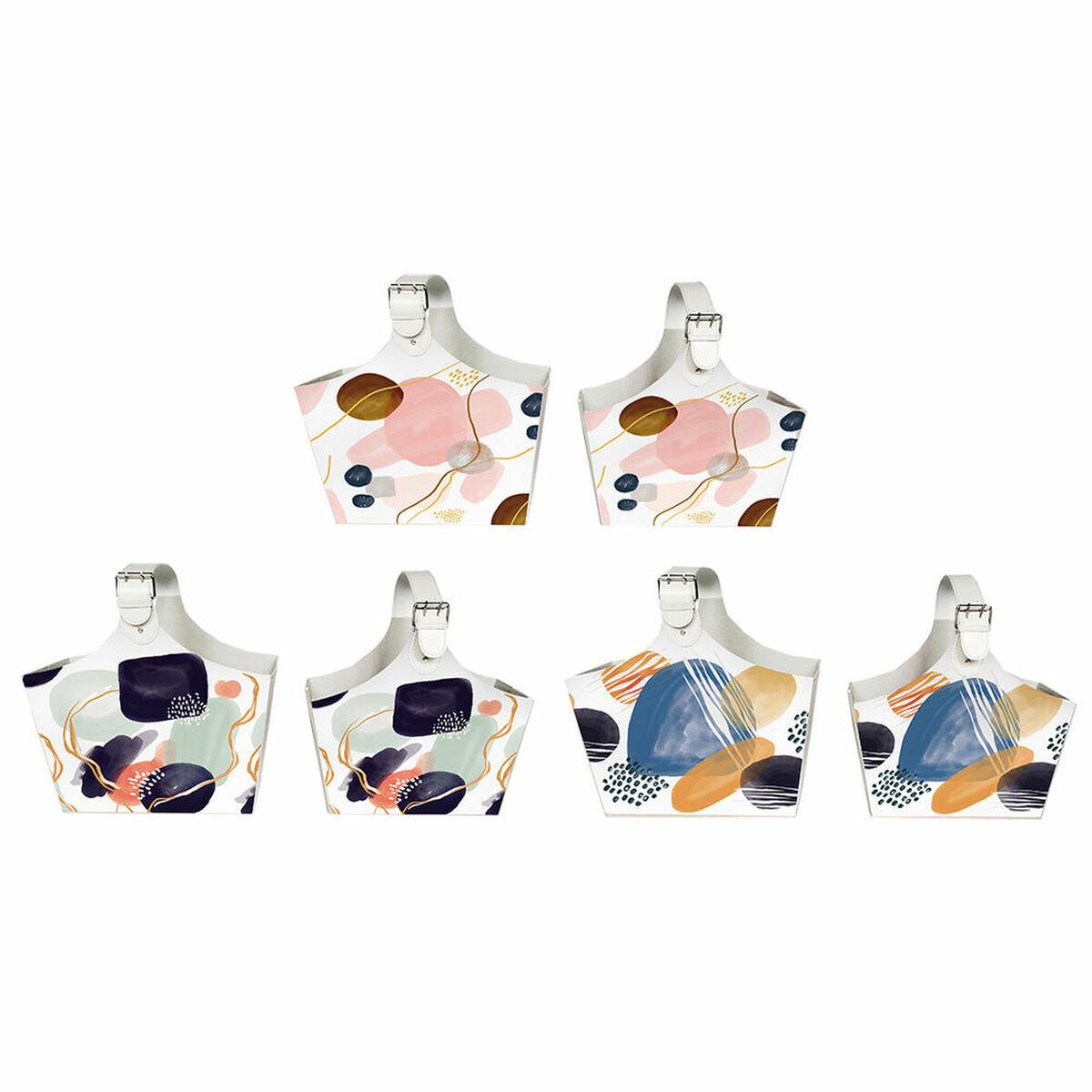 Revistero DKD Home Decor 40 x 18 x 41 cm Poliuretano Multicolor Cartón (3 Piezas)