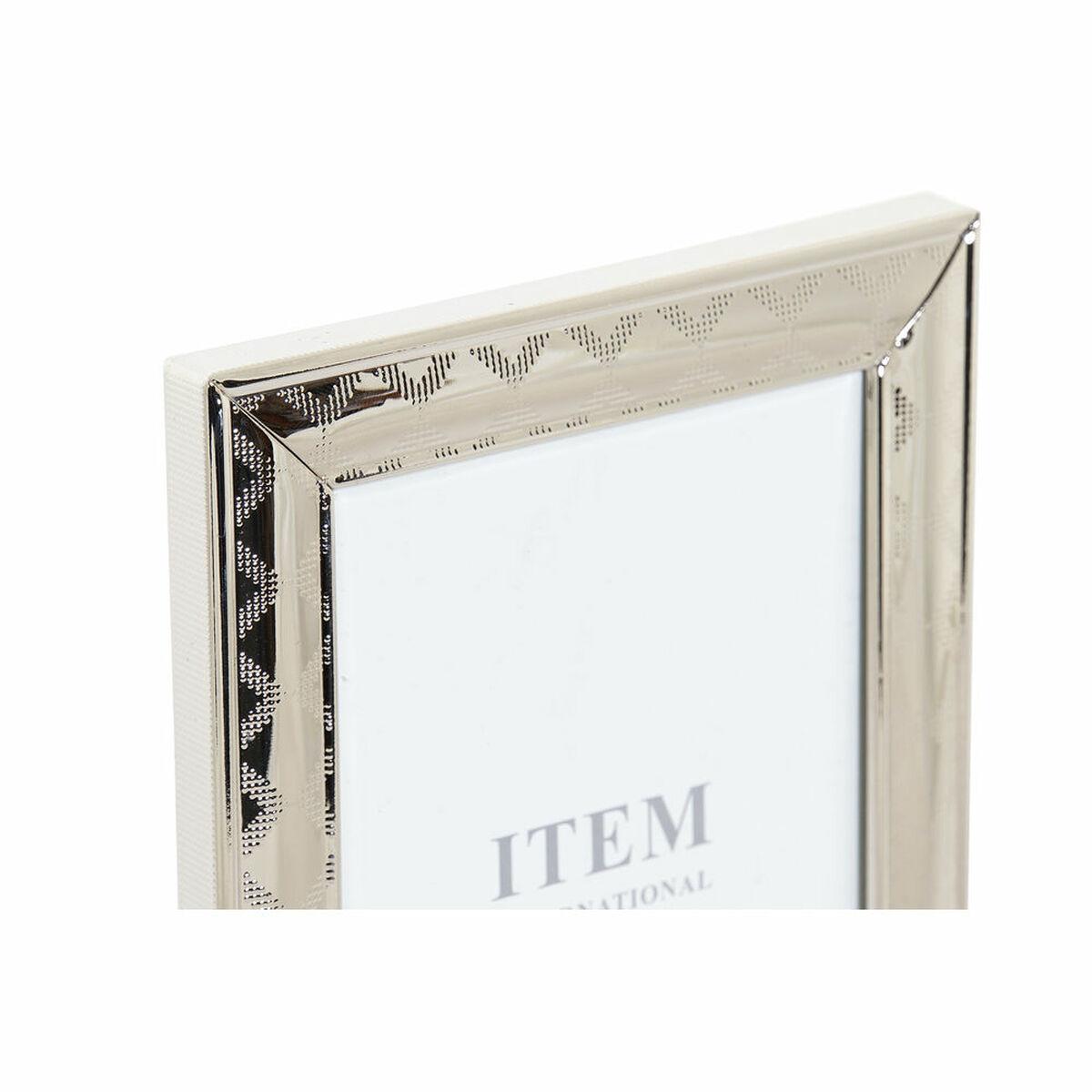 Marco de Fotos DKD Home Decor Plateado Metal Papel Cristal Plástico Madera MDF Tradicional
