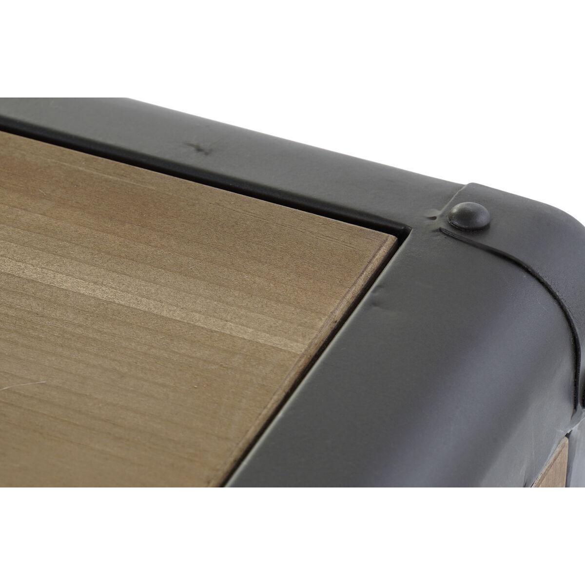 Cajonera DKD Home Decor Abeto Metal (129 x 42 x 79 cm)