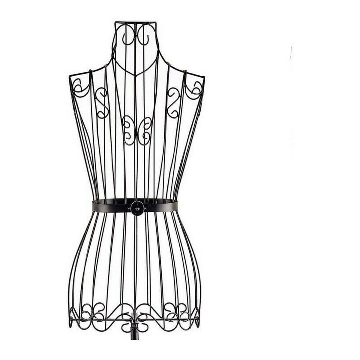 Maniquí Metal 42 x 162 x 42 cm Negro