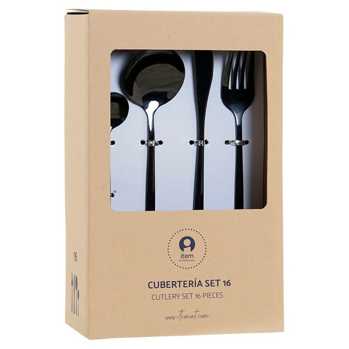 Juego de Cubiertos DKD Home Decor (16 pcs)